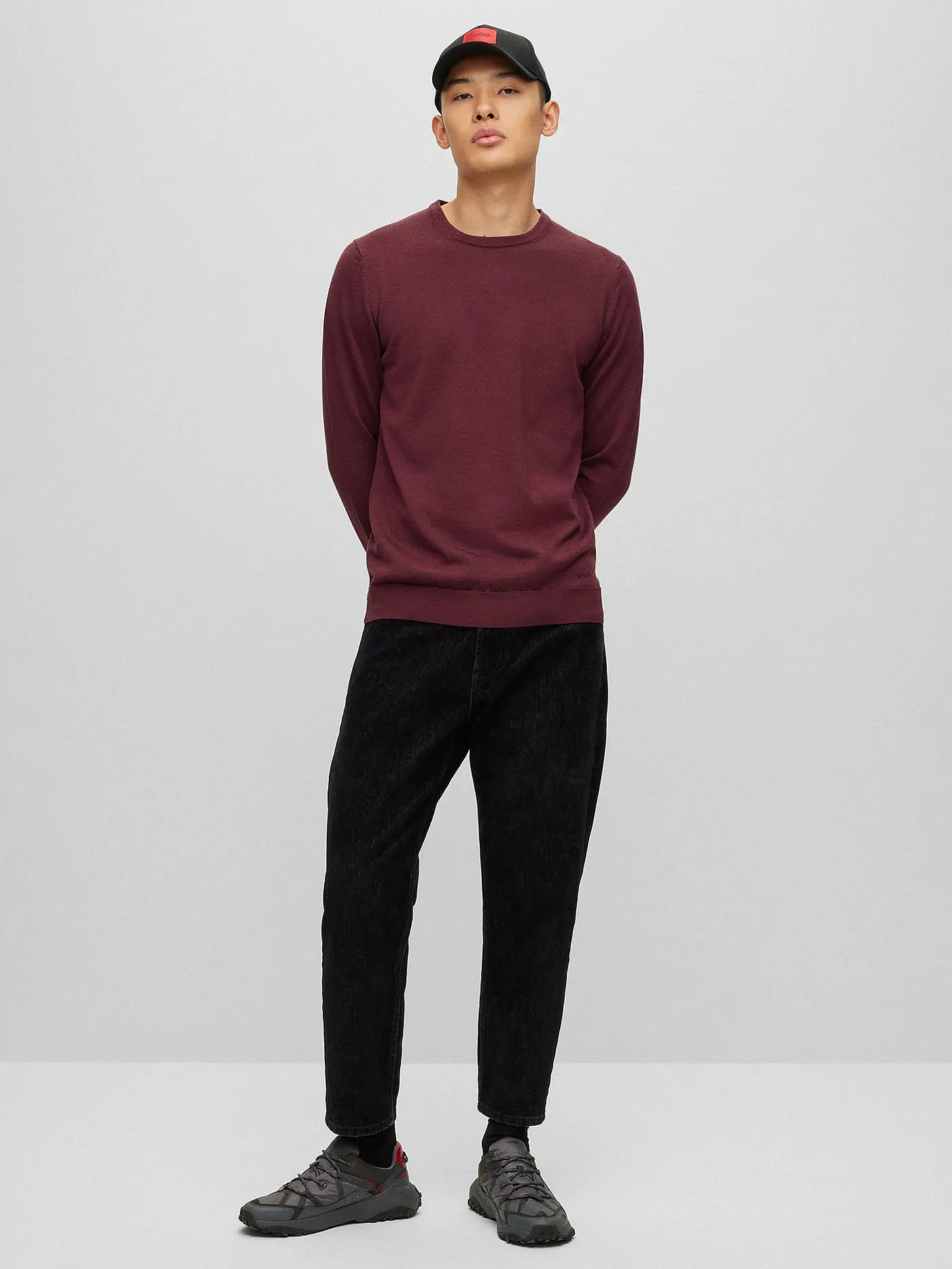HUGO | Pullover CERDIC | rot